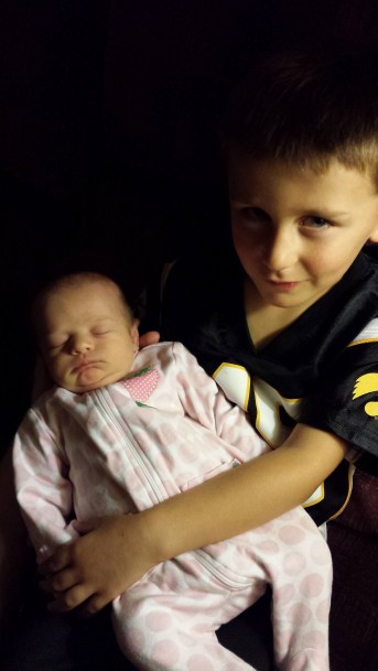 The birth of lil' Miss Allie Rose Schwartz, my niece.